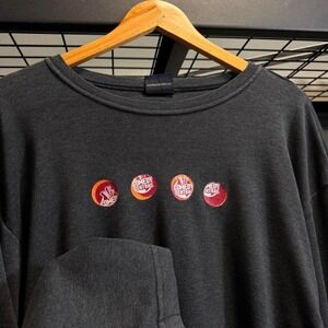 Vintage Comedy Central promo Grey long sleeve t-shirt with Size‎ Large